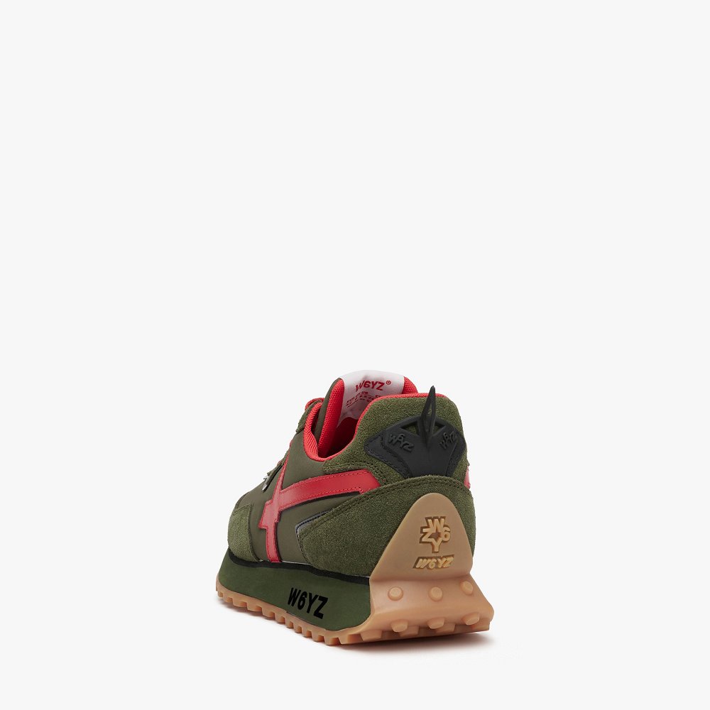 Basket W6YZ Army Green/Red Femme | PYP-96220003